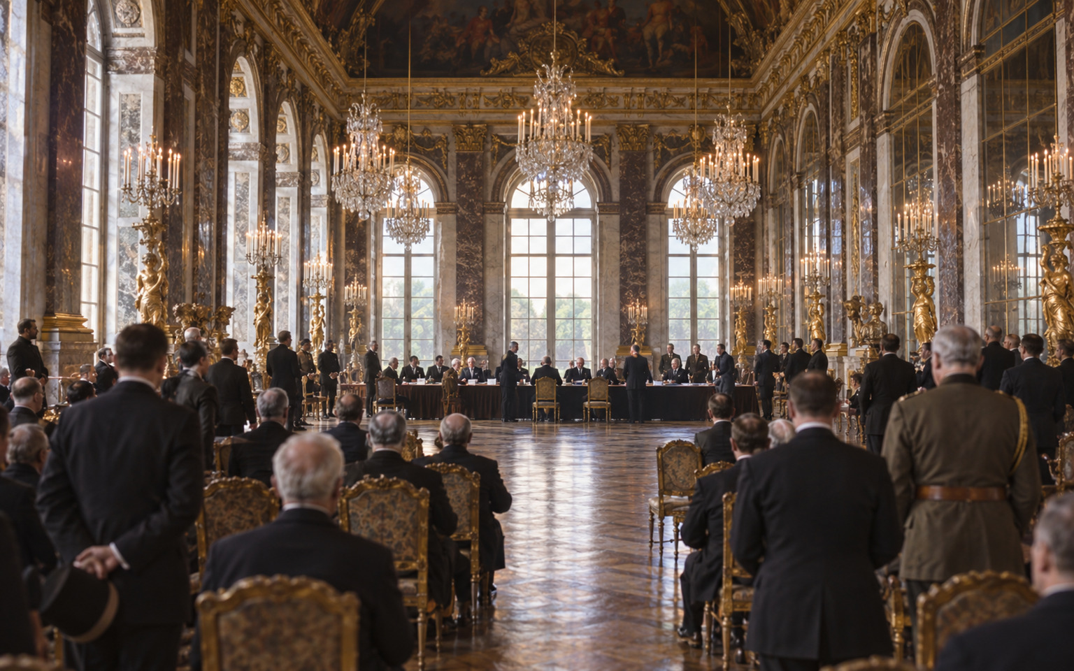 Signature traité de Versailles 1919